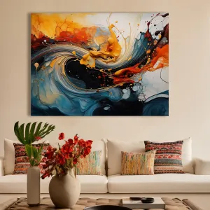 PAPER PLANE DESIGN Cotton canvas Abstract Paintings Canvas Wall Art Large Size For Living Room Decor. Large Painting For Wall. Abstract Art. (36 Inch X 48 Inch,D)