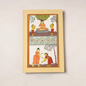 Pattachitra Painting on Handmade Paper (13 x 8 in)