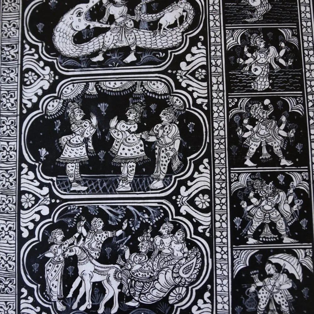 Pattachitra Shree Krishna Kahanee Painting