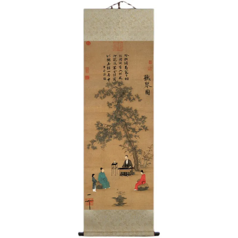 "Everything is as Intended", New Chinese Landscape Scroll Hanging Painting Reproductions