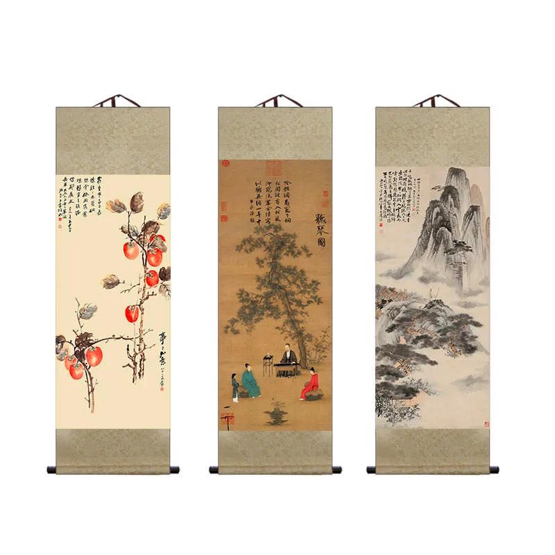 "Everything is as Intended", New Chinese Landscape Scroll Hanging Painting Reproductions