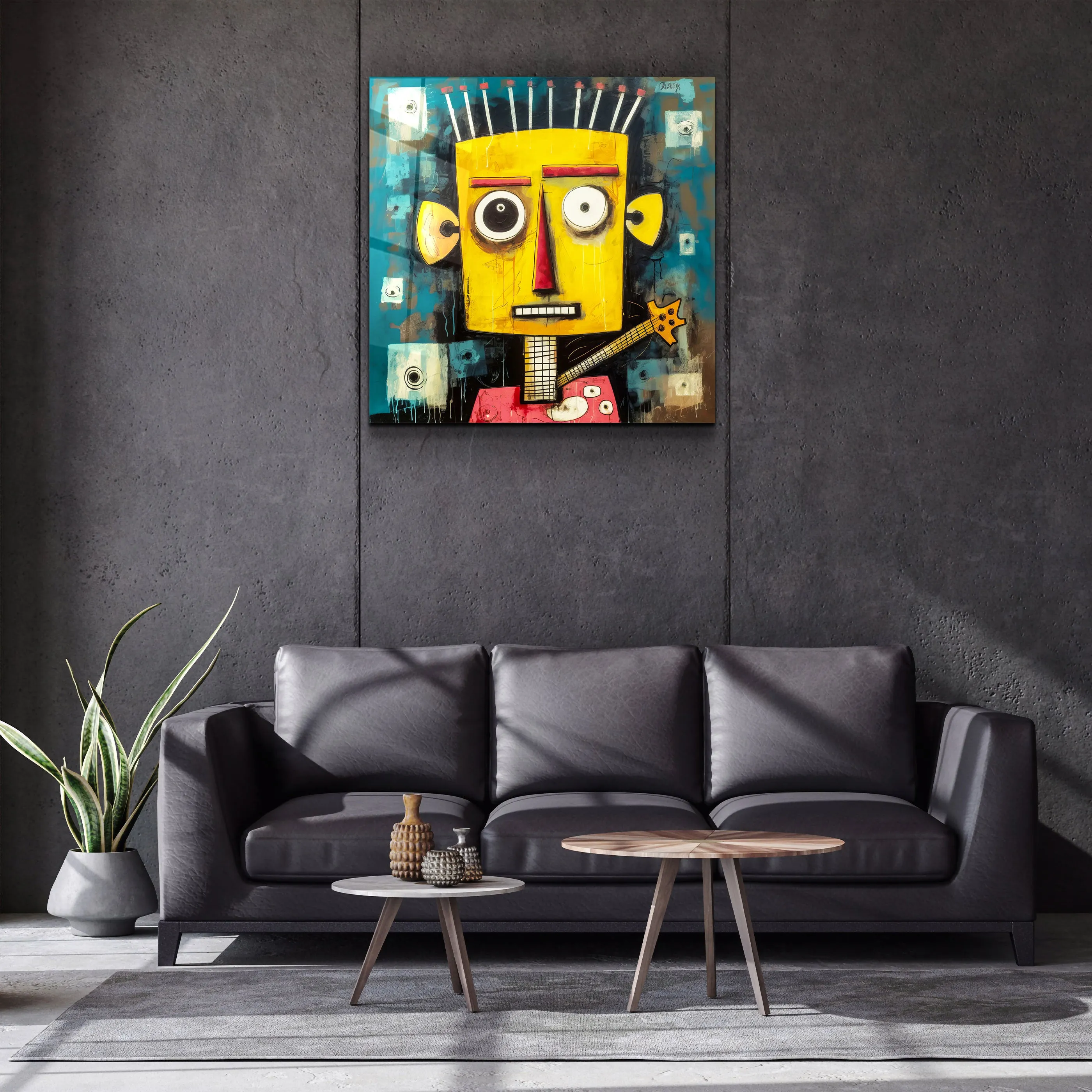 ."Rocker". Designer's Collection Glass Wall Art