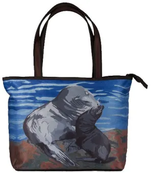 Sea Lion Purrfect Tote- Treasure