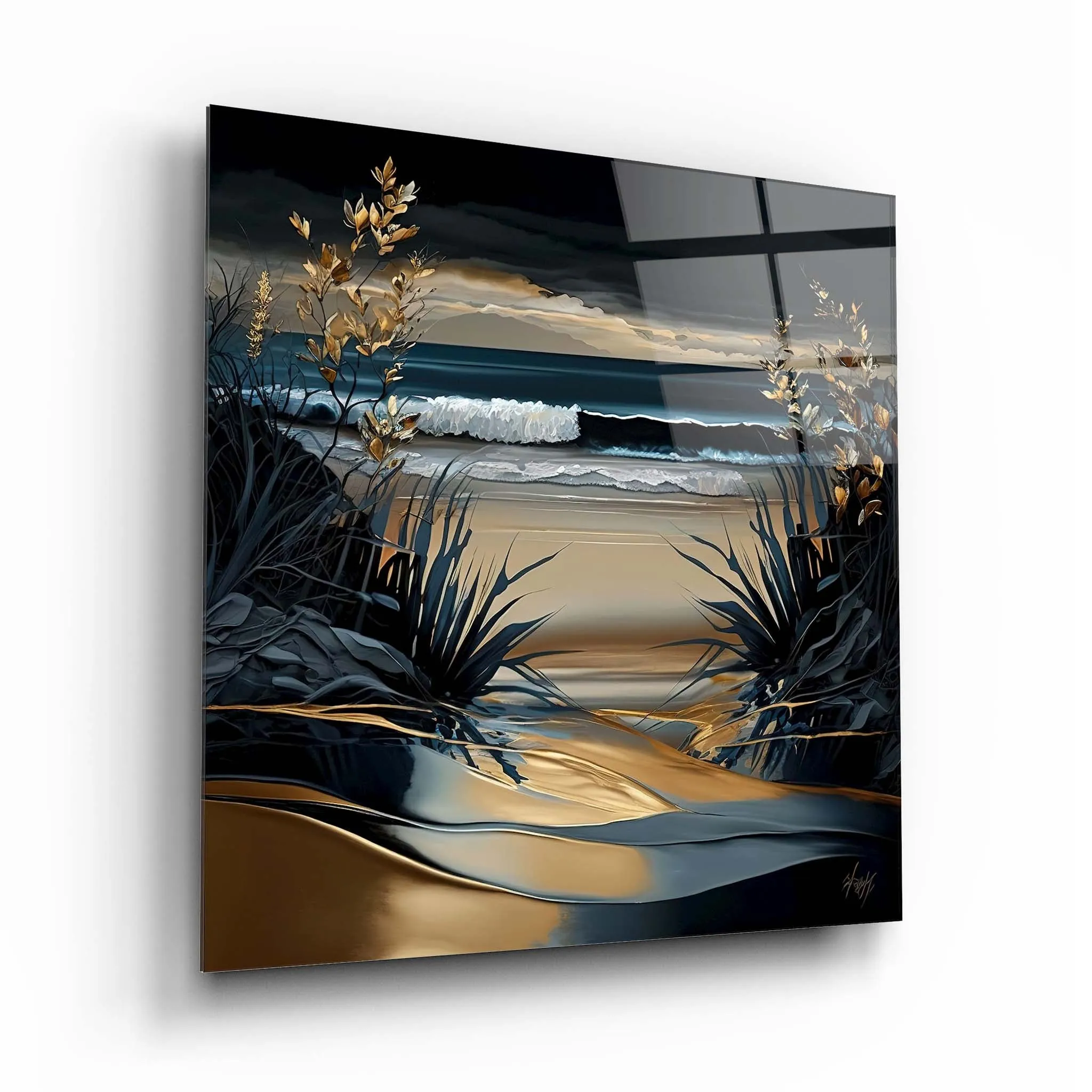 Seascape Glass Wall Art 4