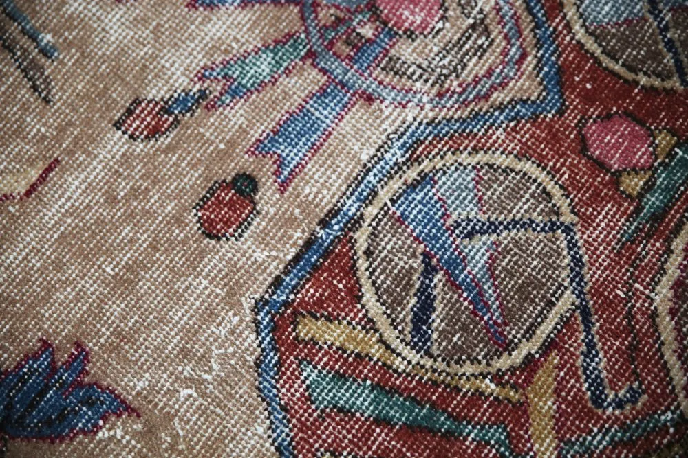 Vintage Isparta Rug 6.7ftx9.7ft