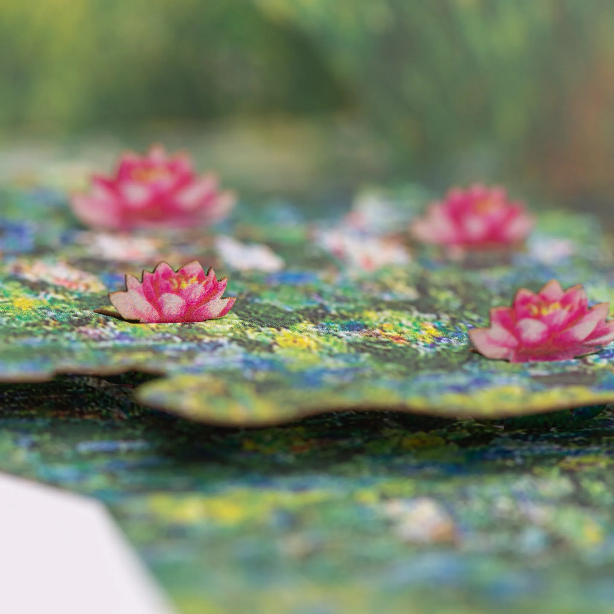 Water Lilies and Japanese Bridge - Card