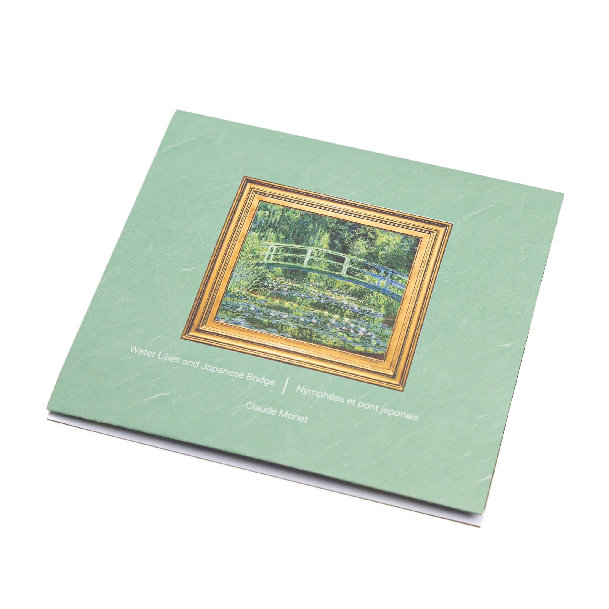 Water Lilies and Japanese Bridge - Card