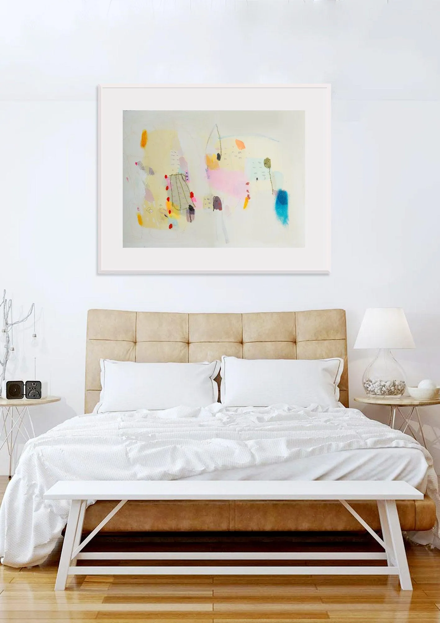 watercolor paint, abstract painting, extra large wall art, minimalist art, canvas print by Camilo Mattis